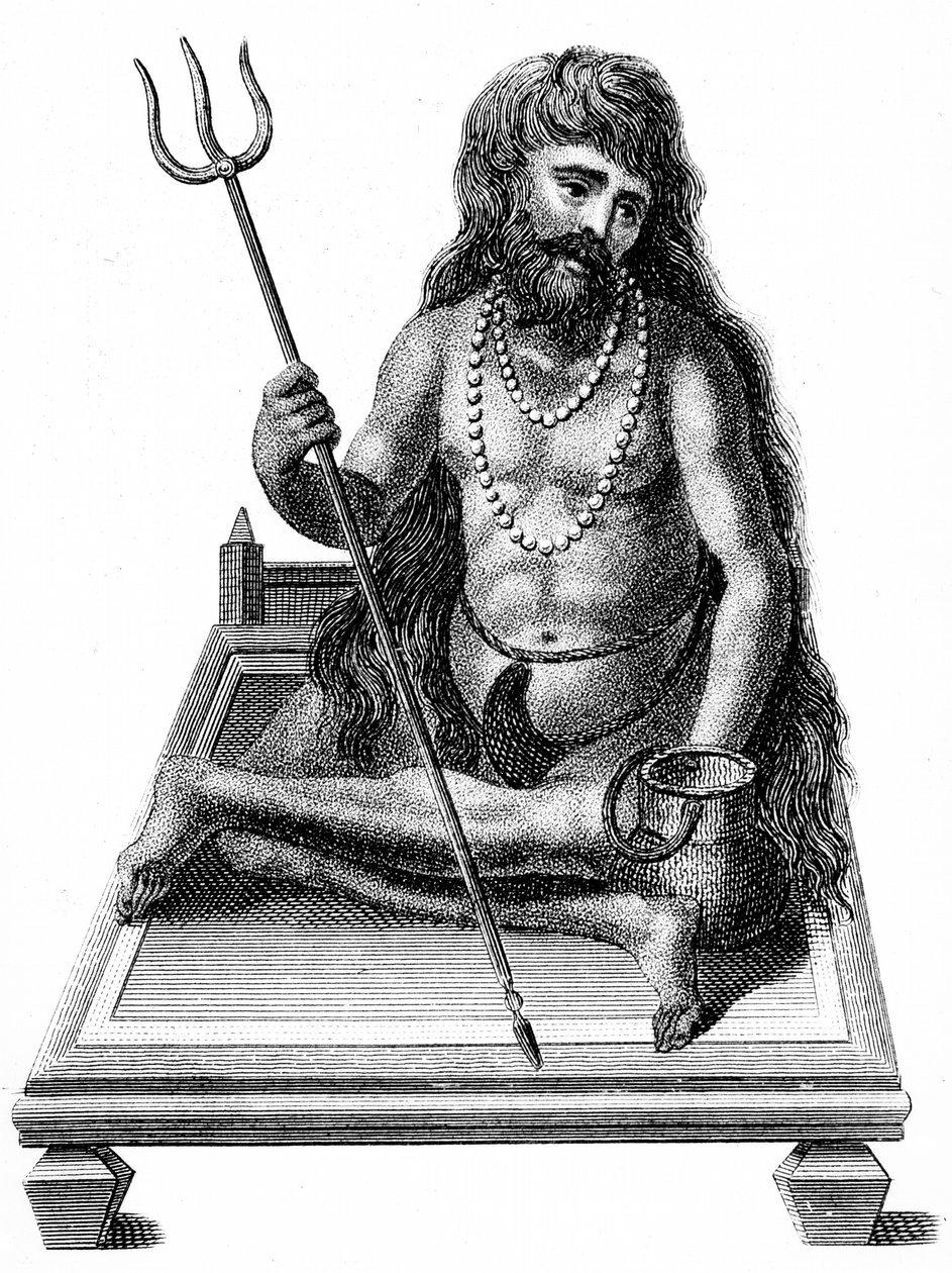 Egy jógi meditál, 1811 alkotó: Unbekannt