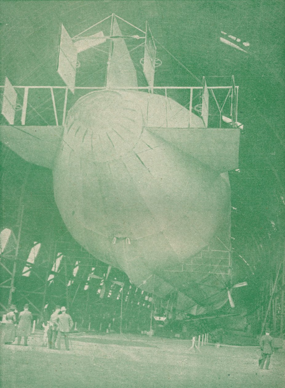 Egy Zeppelin otthon, 1917 1919 alkotó: Unbekannt