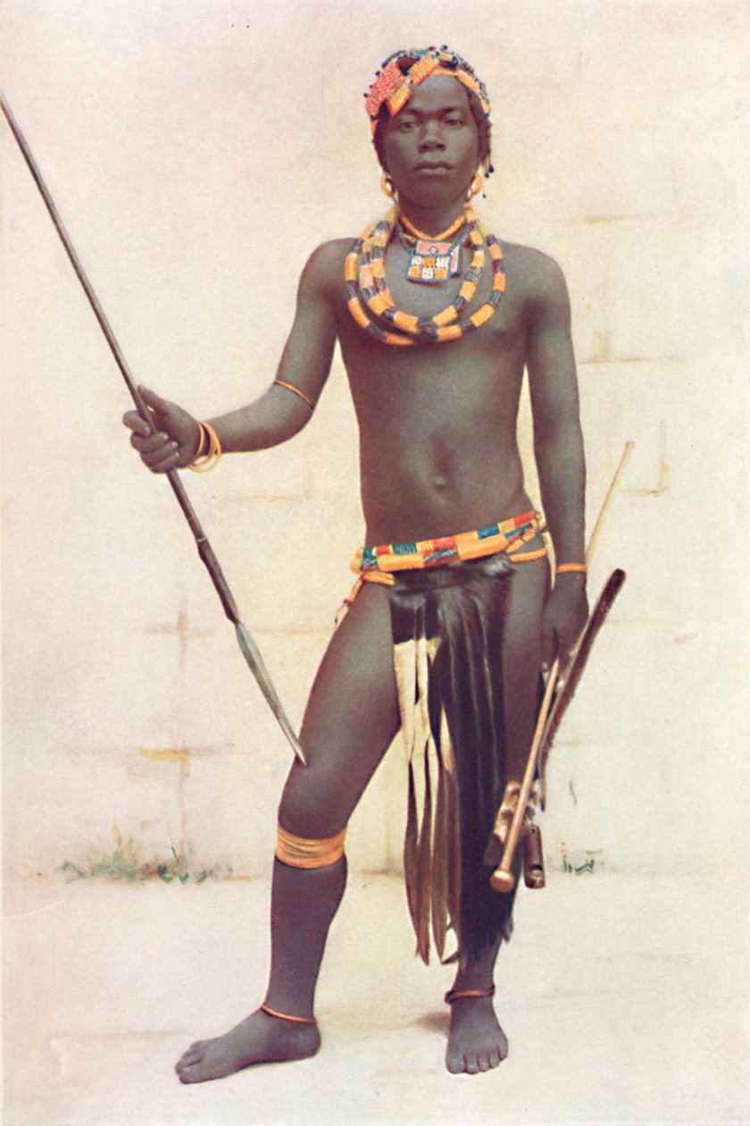 Egy zulu harcos, 1912 alkotó: Unbekannt