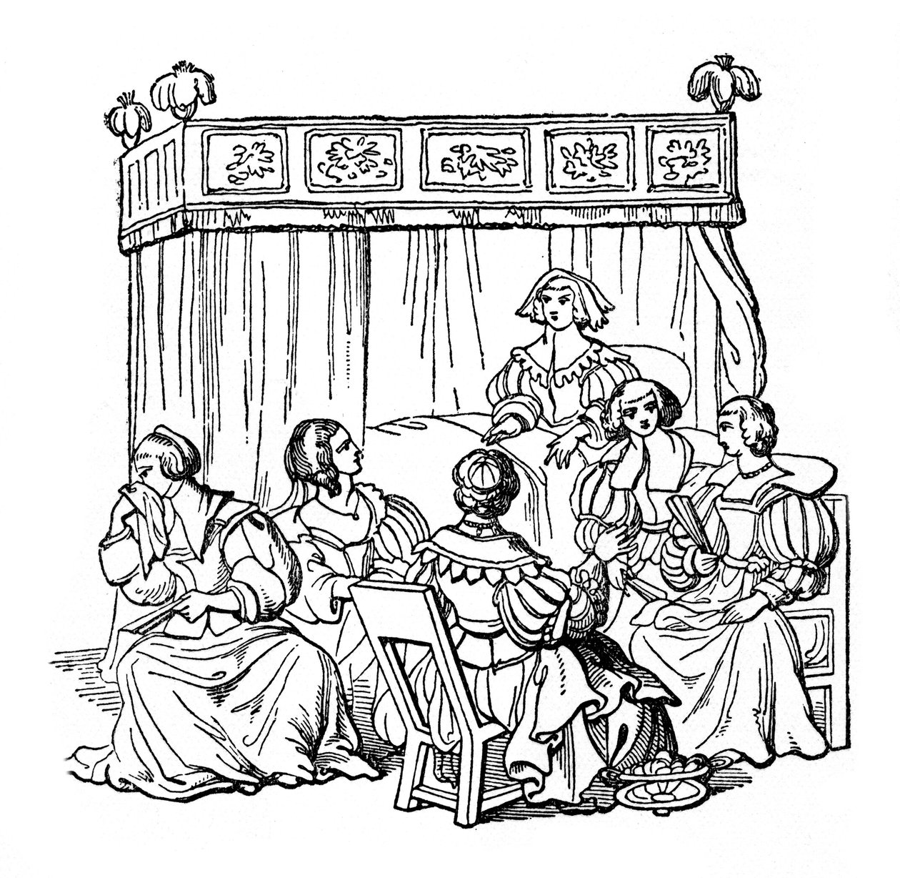 Egy hálószobás parti, 1631, 1910 alkotó: Unbekannt
