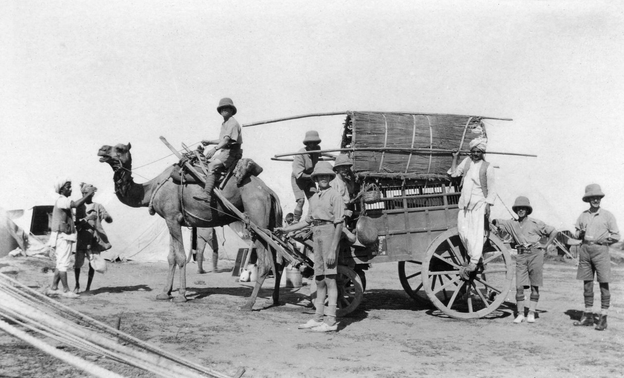 Egy tevekocsi, India, 1916-1917 alkotó: Unbekannt