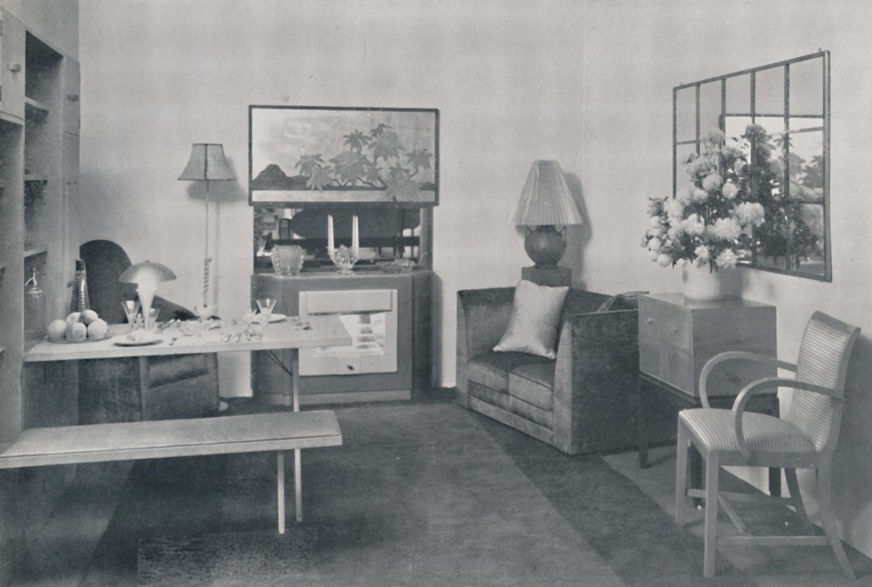 Egy étkező és nappali, 1942. alkotó: Unbekannt