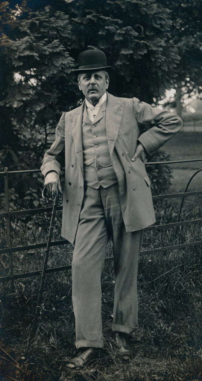 Egy úriember öltönyben és kalapban c1910 alkotó: Unbekannt