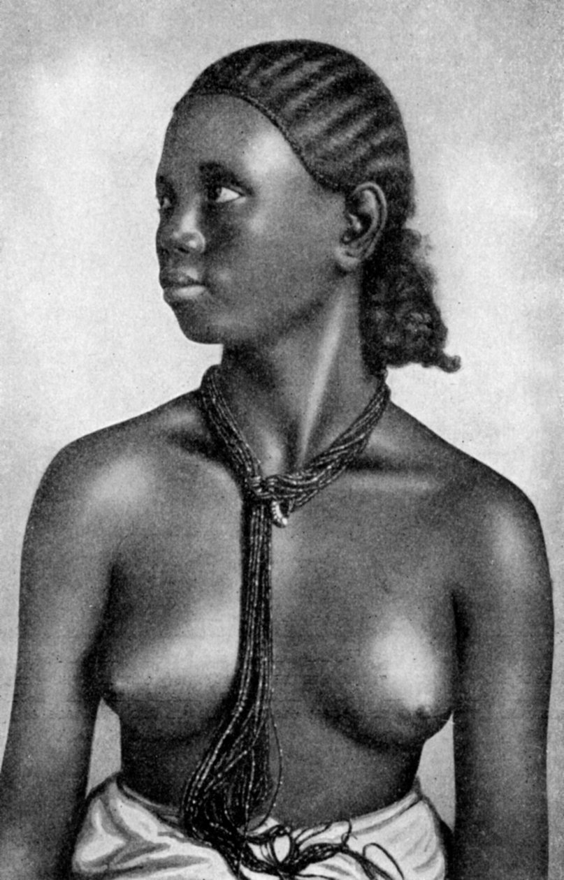 Egy lány a tigrisek népéből, Afrika, 1922 alkotó: Unbekannt
