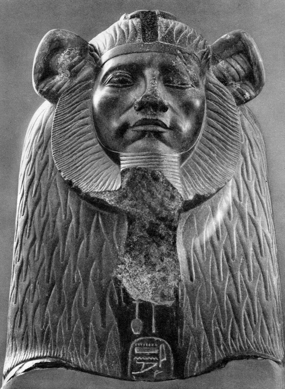 III. Amenemhat király gránit szfinxe, ie 1820 körül, 1936 alkotó: Unbekannt