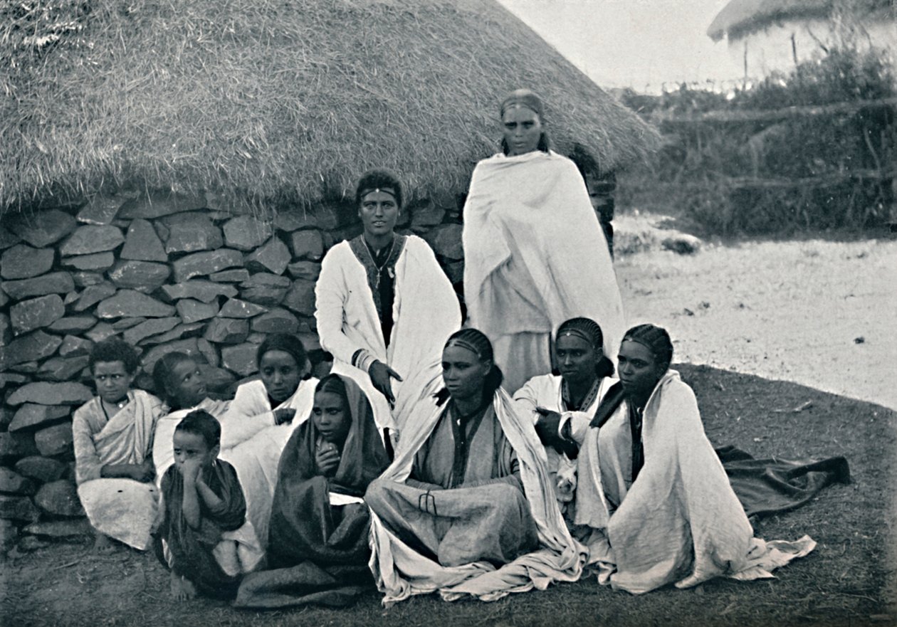 Abesszinok csoportja, 1912 alkotó: Unbekannt