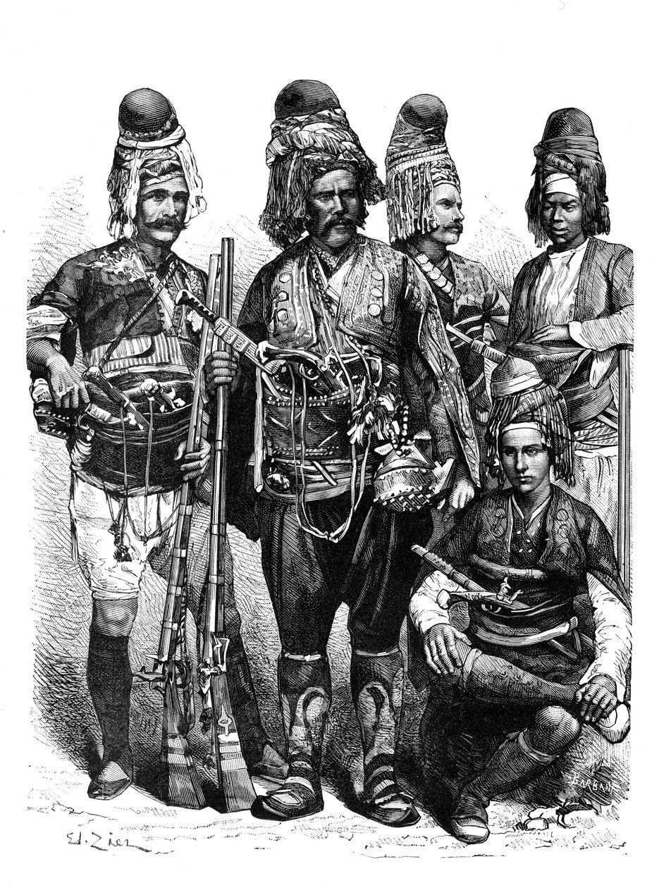 Zeibek csoportja, Kis-Ázsia, 1895 alkotó: Unbekannt