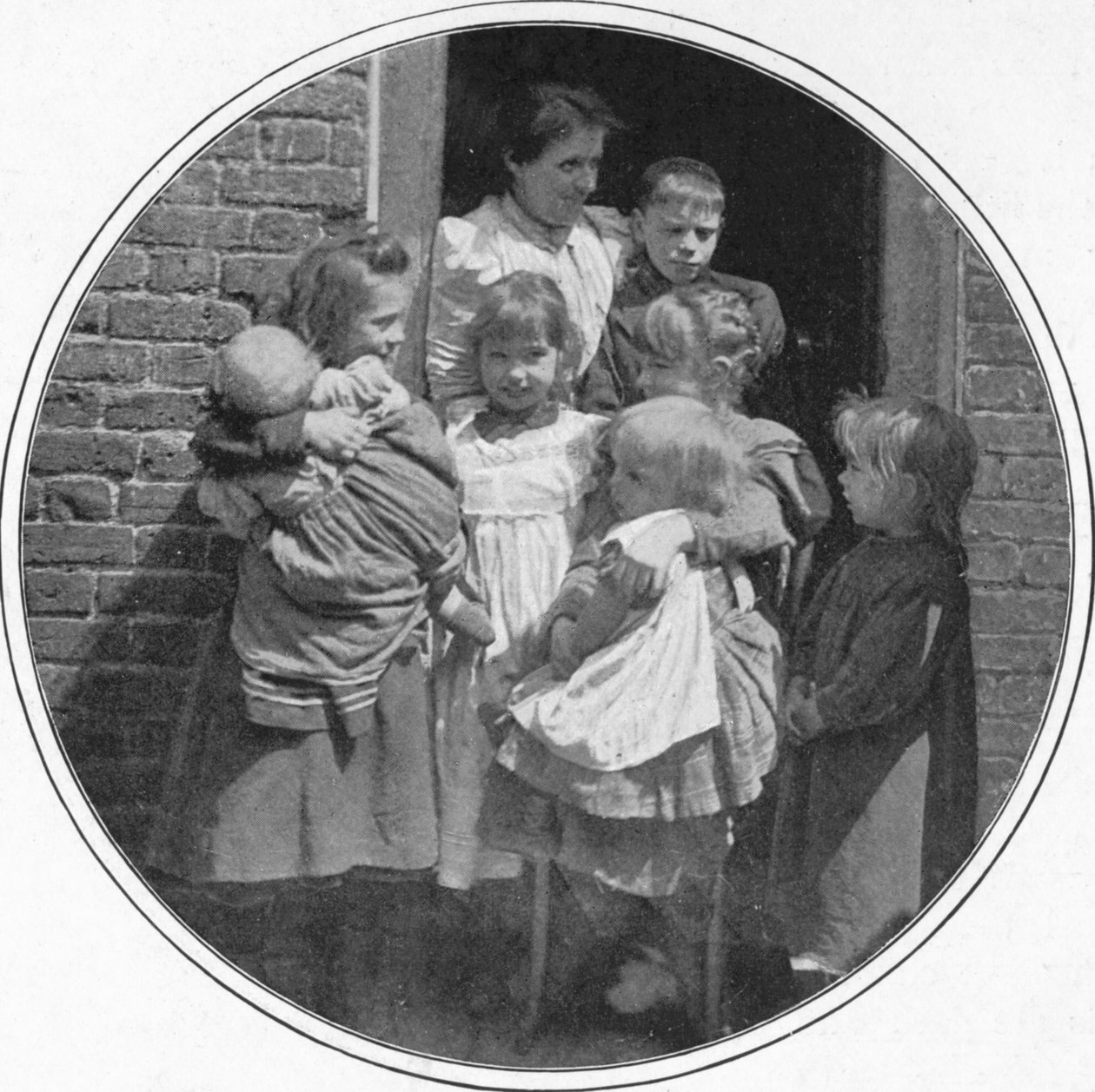 Egy boldog kis csoport, London, 1901 1901 alkotó: Unbekannt