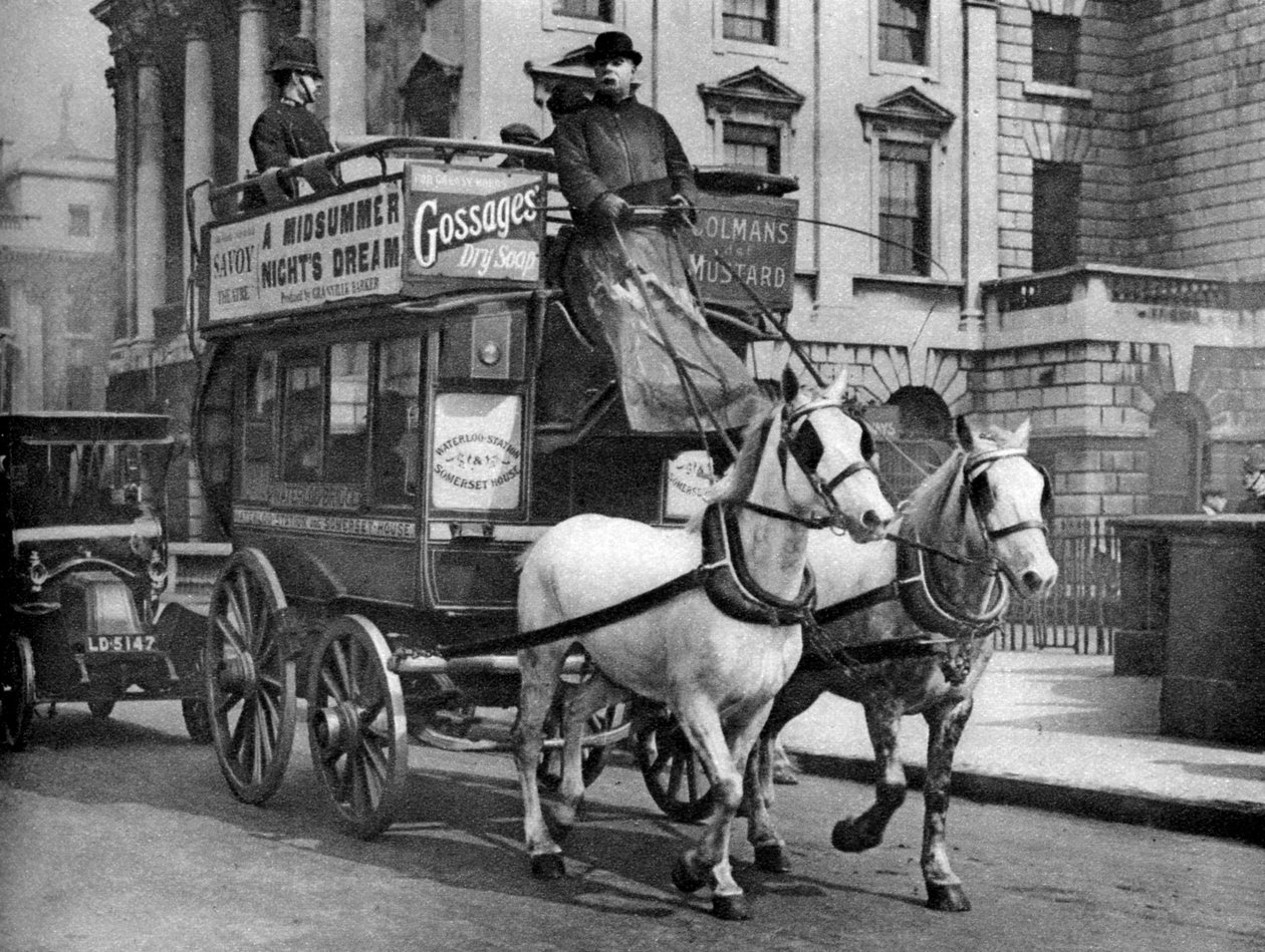 Lóvontatású busz, London, 1926-1927 alkotó: Unbekannt
