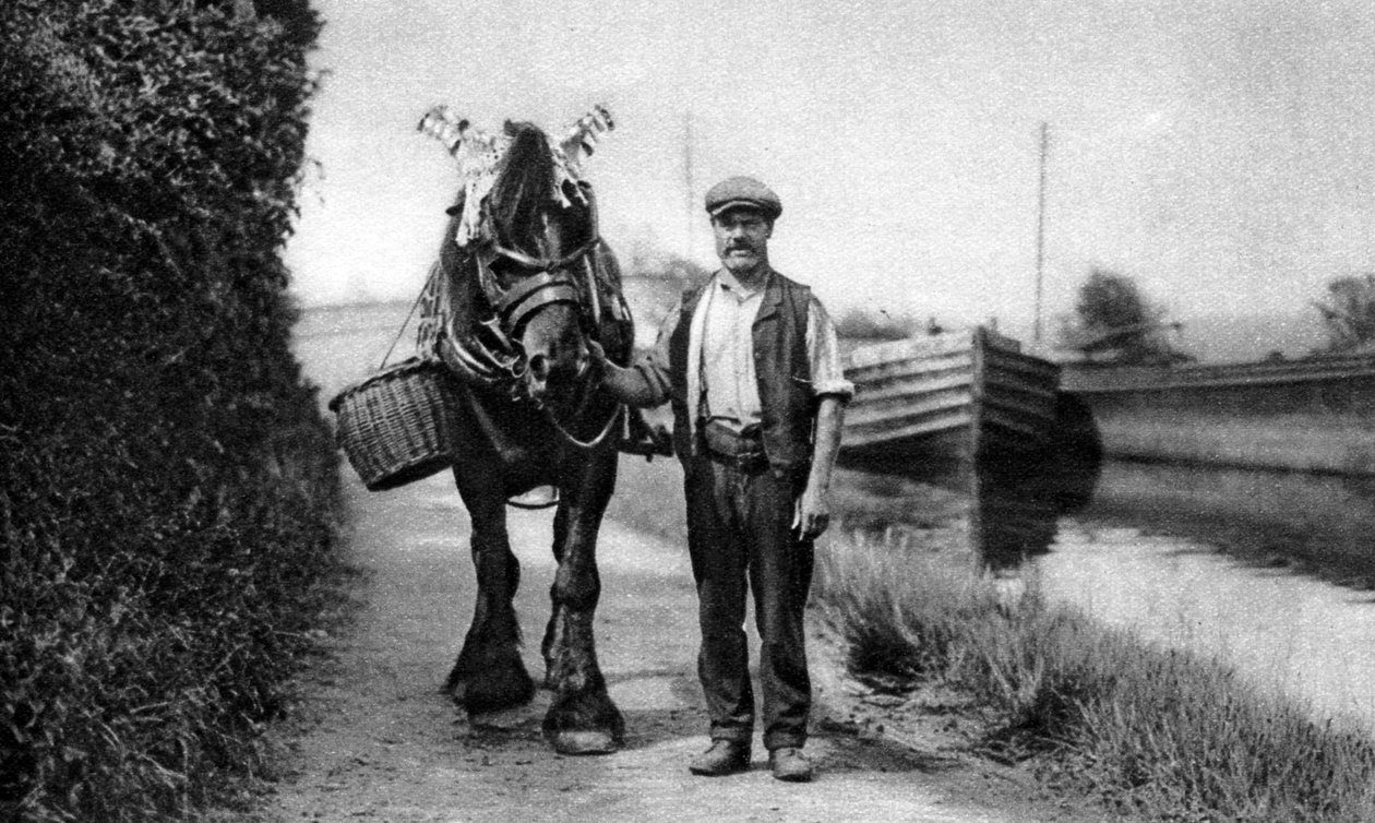 Csatornabárkát húzó ló, 1926-1927 alkotó: Unbekannt
