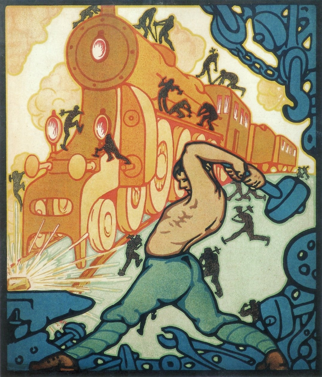 Egy közös erőfeszítés emeli ki az országot a romokból, az 1920-as évekből alkotó: Unbekannt