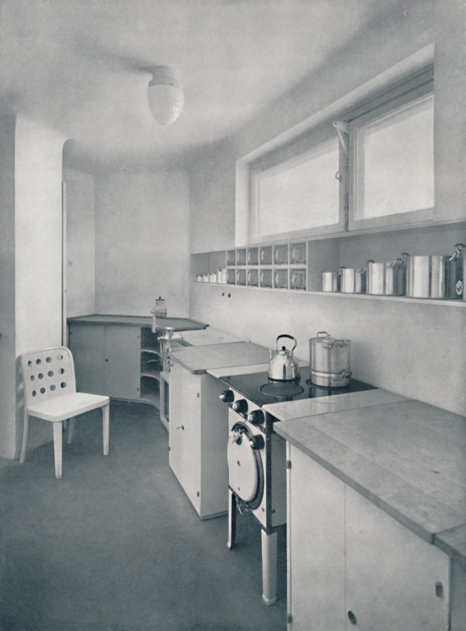 Oswald Haerdtl bécsi professzor által tervezett konyha, 1935 alkotó: Unbekannt