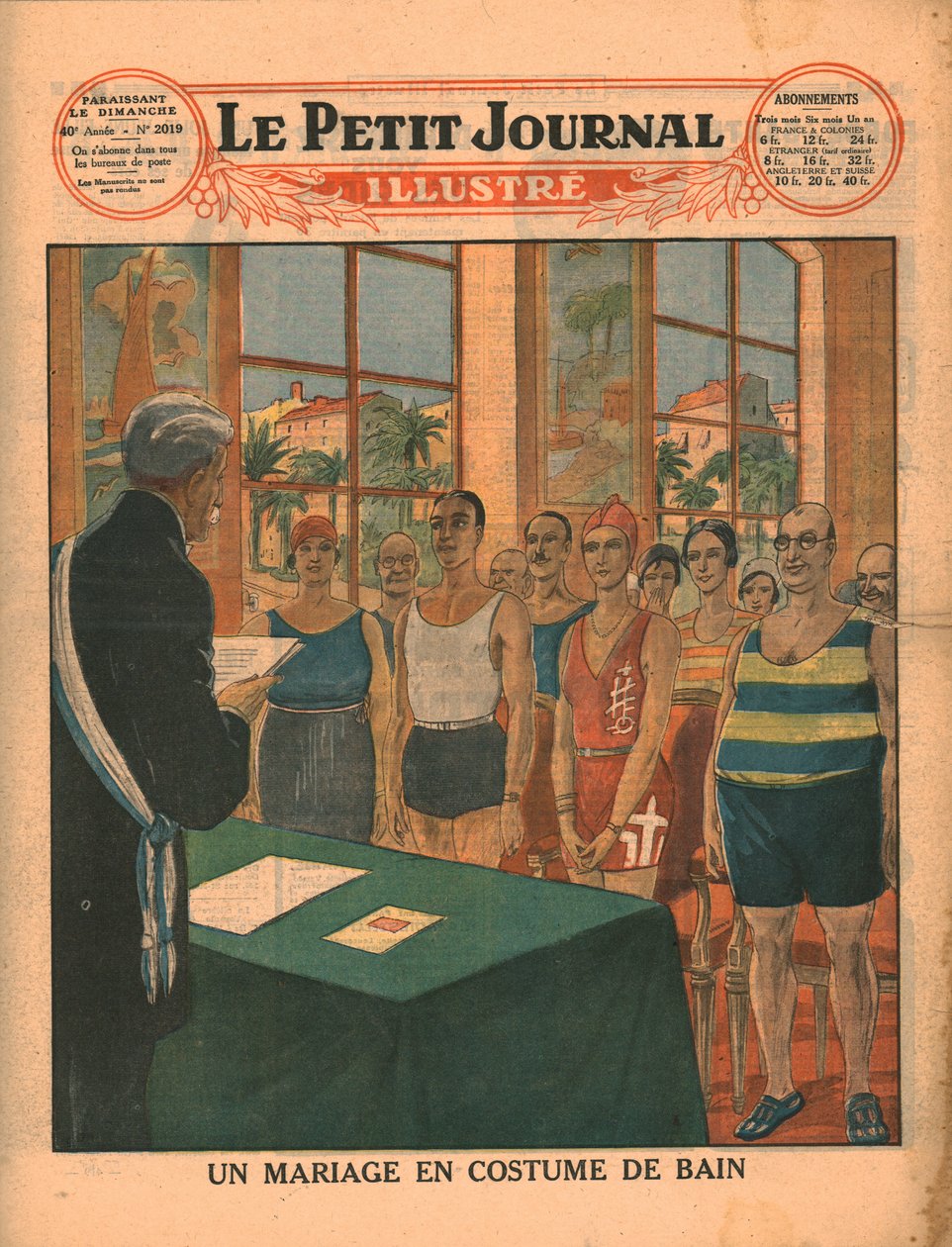 Házasság fürdőruhában, 1929. alkotó: Unbekannt
