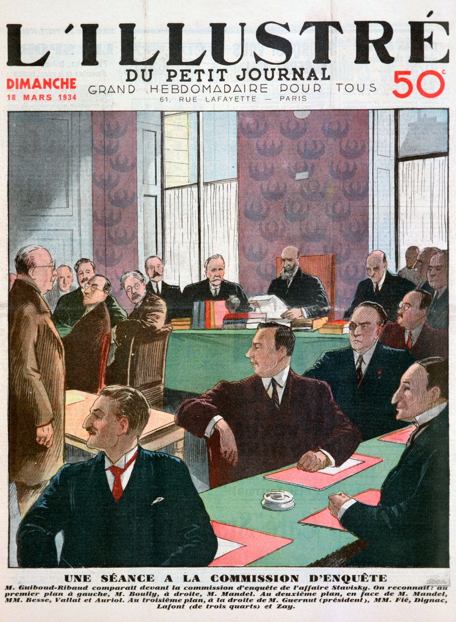 A vizsgálóbizottság ülése, 1934 alkotó: Unbekannt