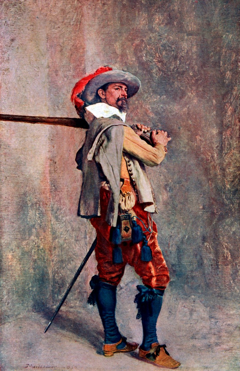 Egy muskétás, c1600-c1650 1908-1909 alkotó: Unbekannt
