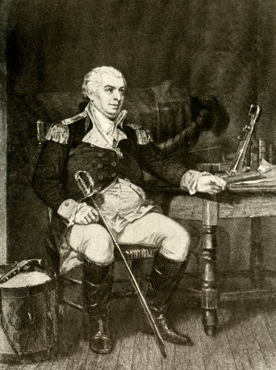Commodore Barry, az Egyesült Államok haditengerészetének portréja, 1780, 1937. alkotó: Unbekannt