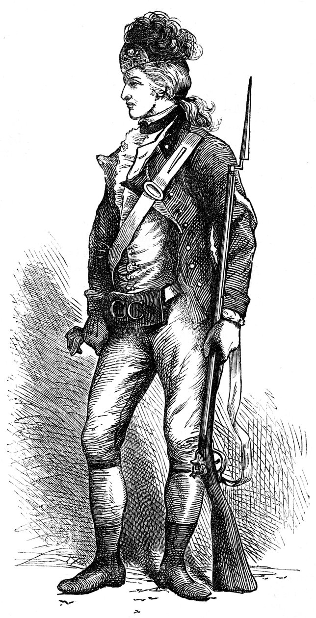 Egy igazi amerikai puskás, c1776-1780 c1880 alkotó: Unbekannt