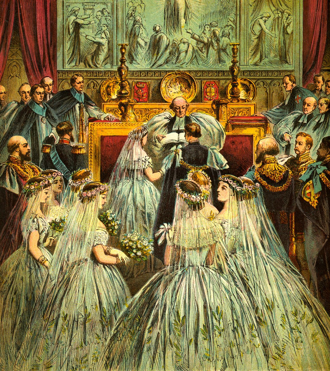 Királyi házasság, 1850 alkotó: Unbekannt
