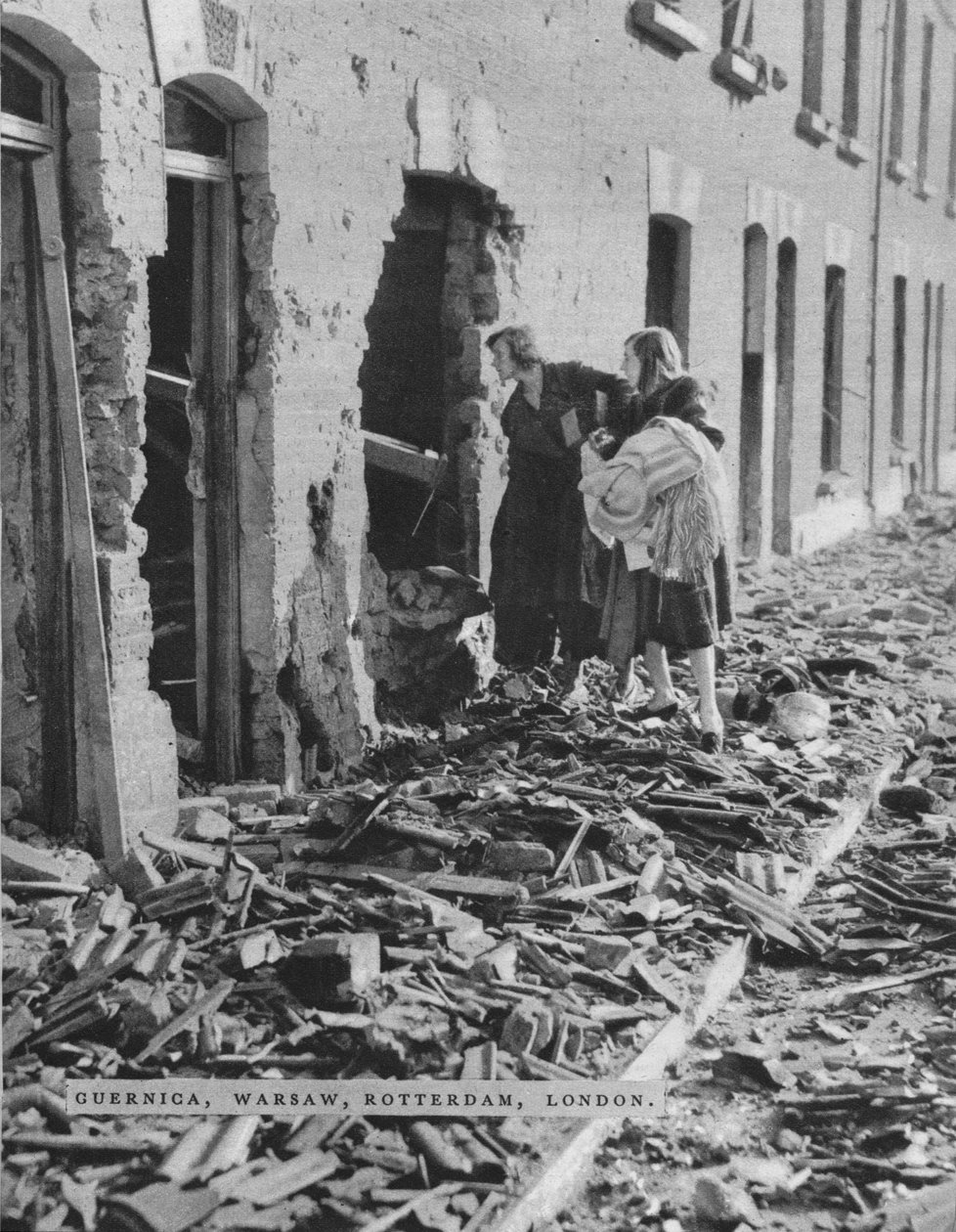 Jelenet a londoni villámcsapás alatt, 1940 1942 alkotó: Unbekannt