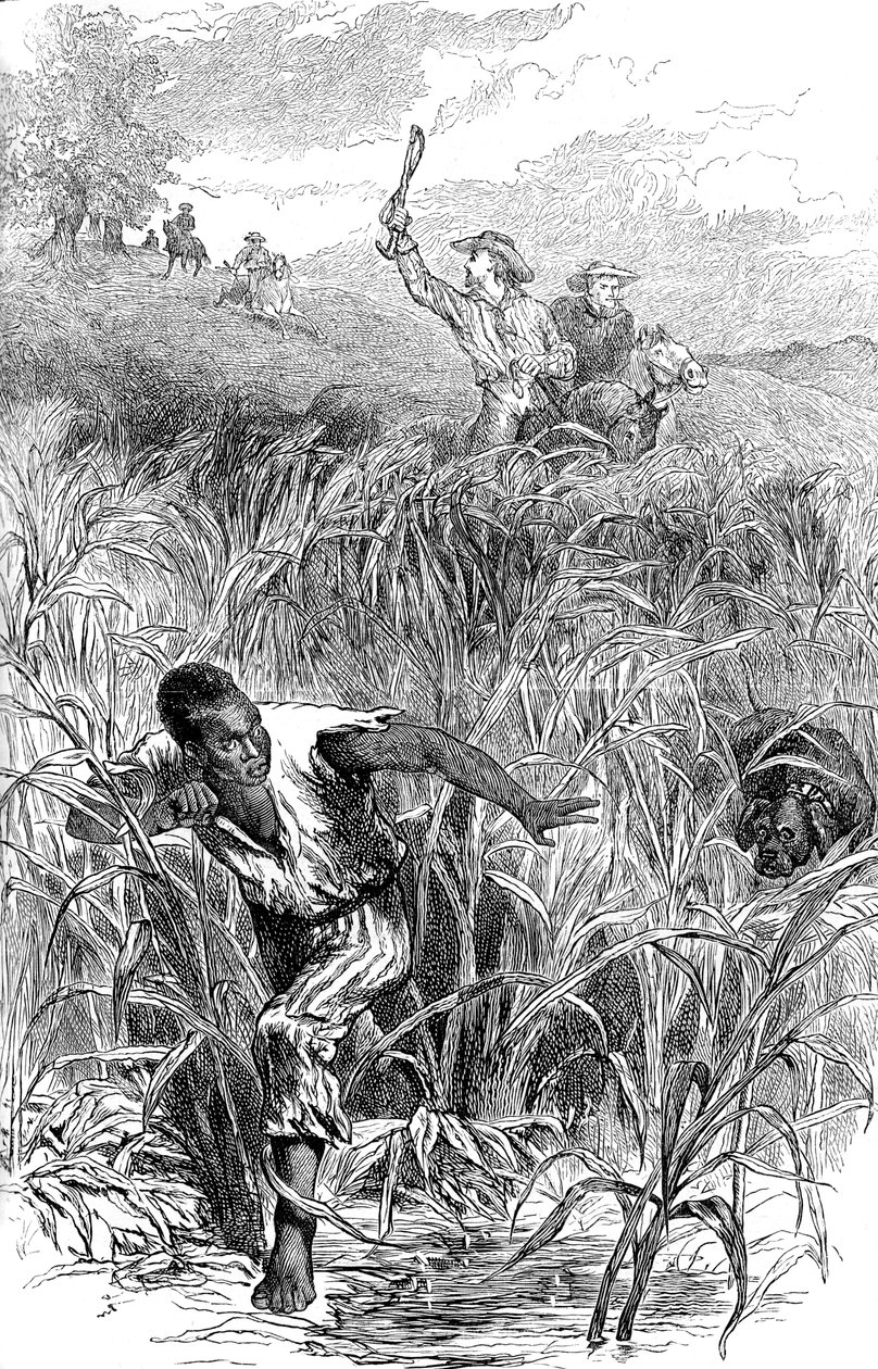 Rabszolgavadászat, USA, 19. század közepe, 1880 körül alkotó: Unbekannt