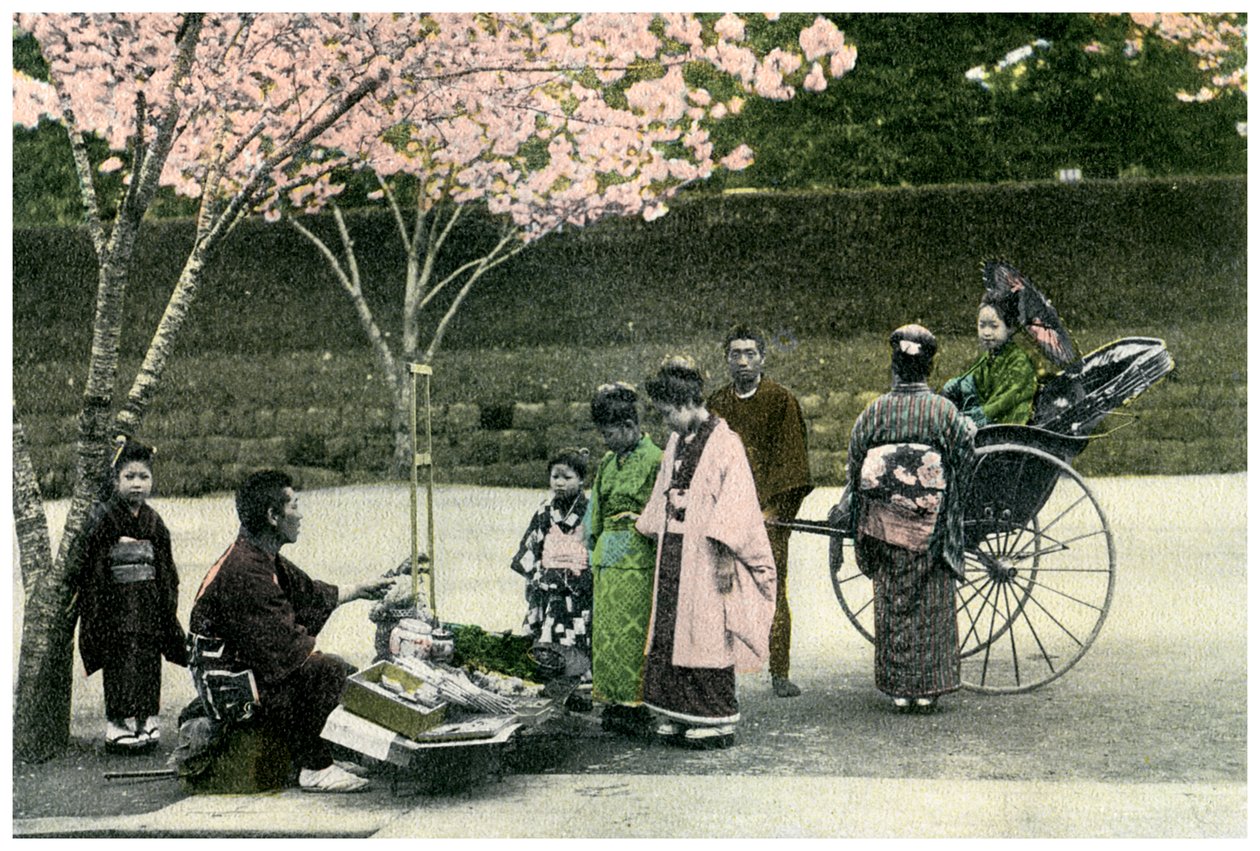 Egy utcai kereskedő, Japán, 1904 alkotó: Unbekannt