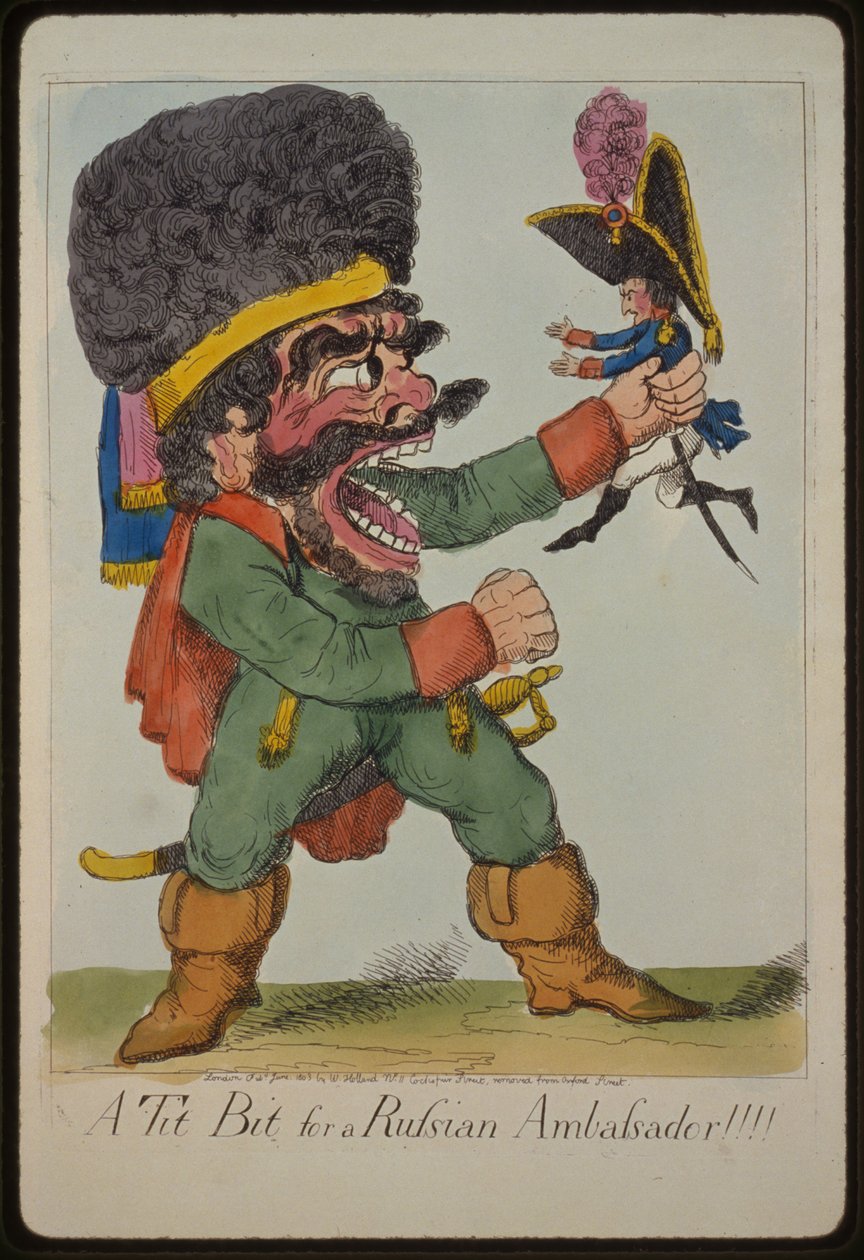 Egy cinege egy orosz nagykövetnek!!!, 1803 alkotó: Unbekannt
