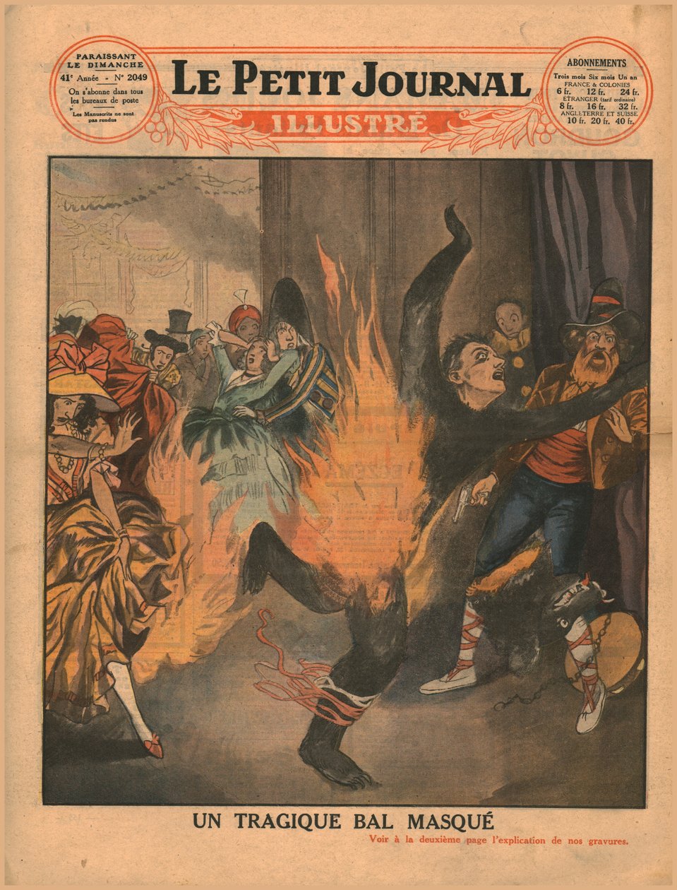 Egy tragikus álarcos bál, 1930. alkotó: Unbekannt