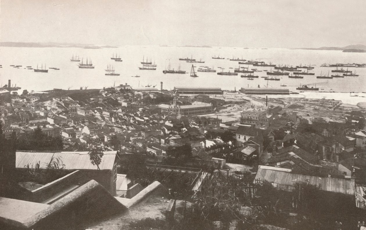 Az új rakpartok képe az építés idején, 1914 alkotó: Unbekannt