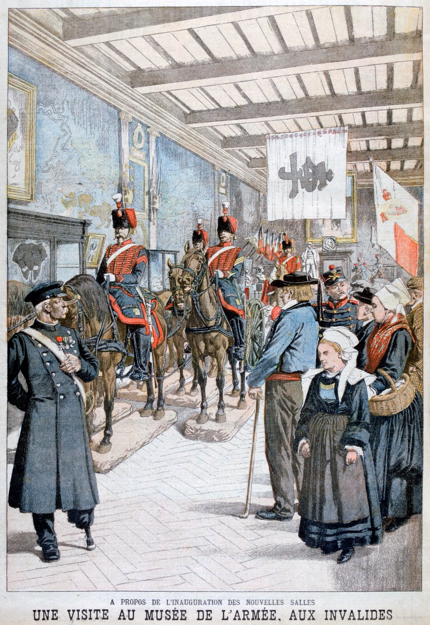 A háborús veteránok látogatása a Hadsereg Múzeumban, 1903 alkotó: Unbekannt