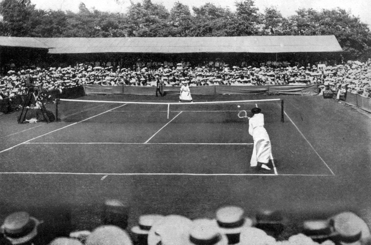 Női döntő a régi Wimbledonban, 1905 alkotó: Unbekannt