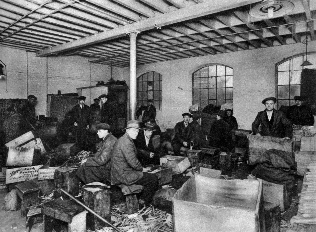 Favágó műhely, London, 1926-1927 alkotó: Unbekannt