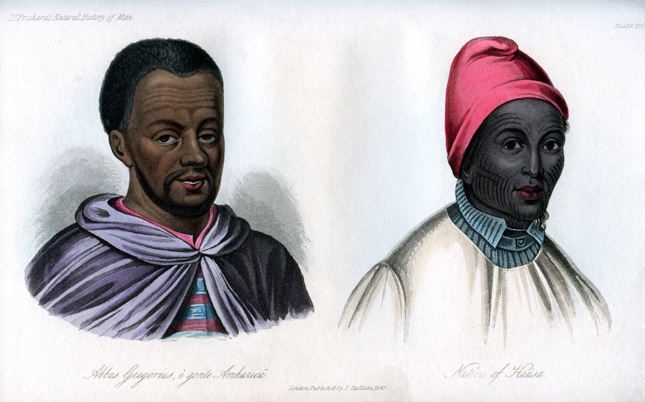 Abbas Gregorius és hausai származású, 1848 alkotó: Unbekannt