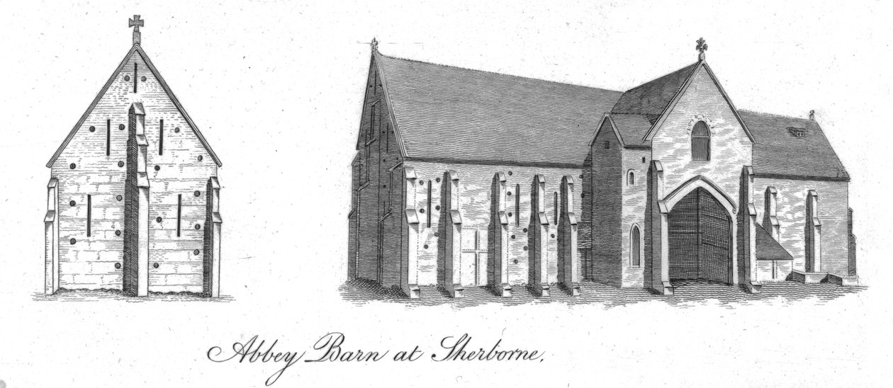 Abbey Barn Sherborne-ban. alkotó: Unbekannt