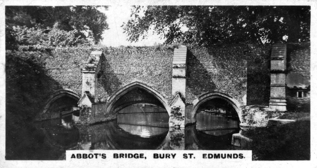 Abbots Bridge, Bury St Edmunds, Suffolk, 1920-as évek alkotó: Unbekannt