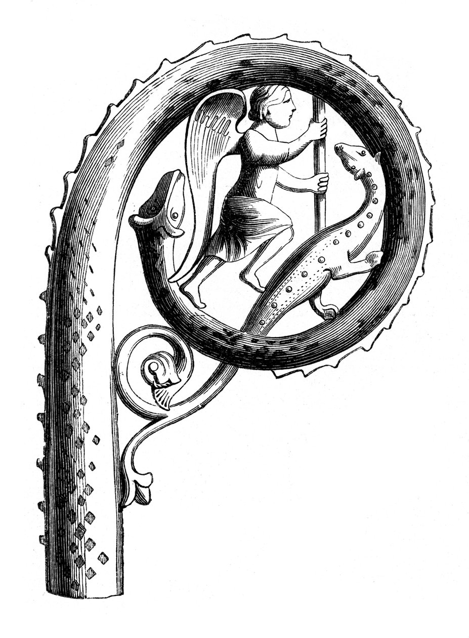Abbots crozier, 13. század, 1870 alkotó: Unbekannt