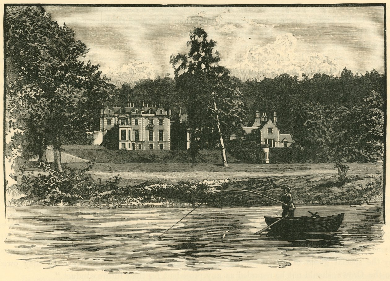 Abbotsford, a folyótól, 1898. alkotó: Unbekannt