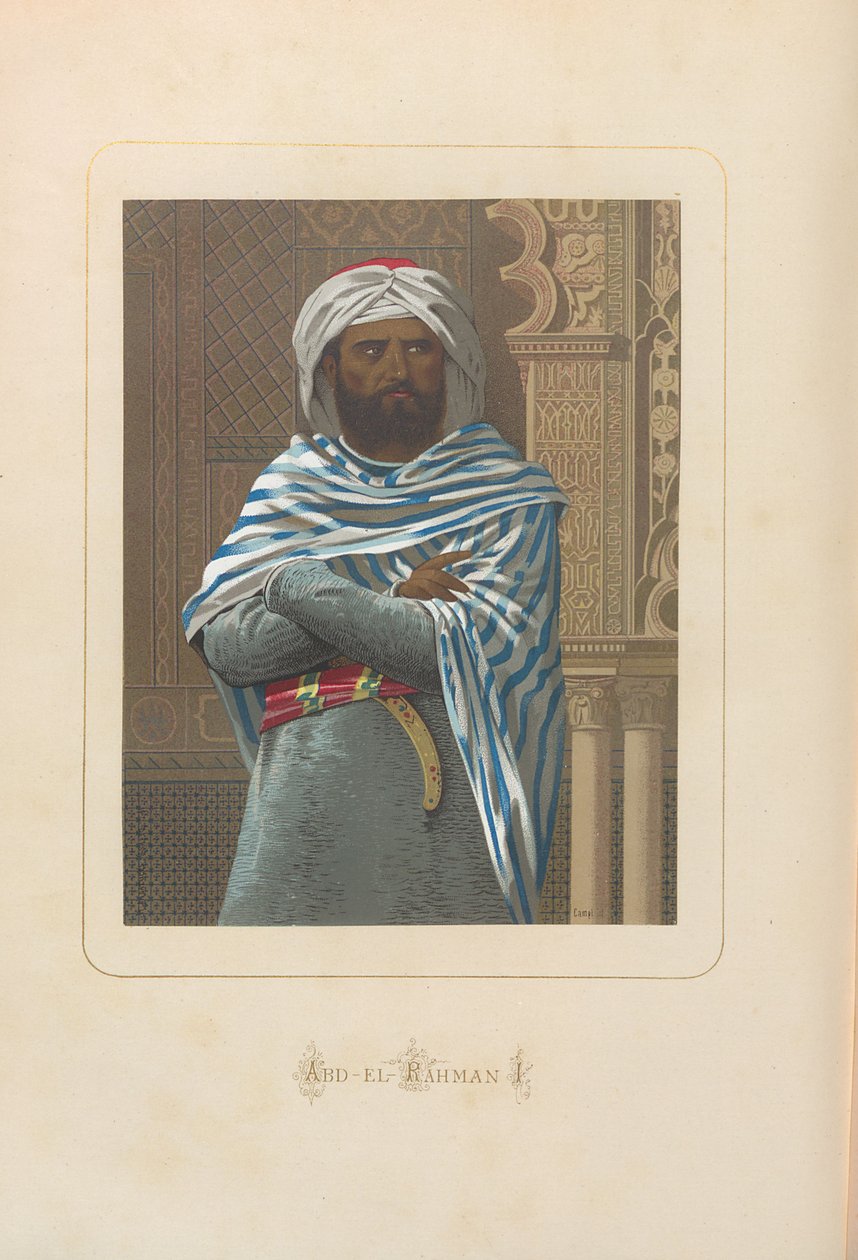 Abd al-Rahman I. Forrás: Juan Landa minden idők híres férfiai és női, 1875-1877. alkotó: Unbekannt
