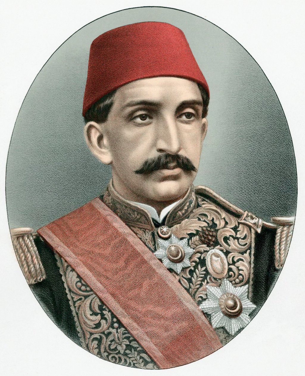 Abdul Hamid II 1842-1918, Törökország utolsó szultána, 1880 alkotó: Unbekannt
