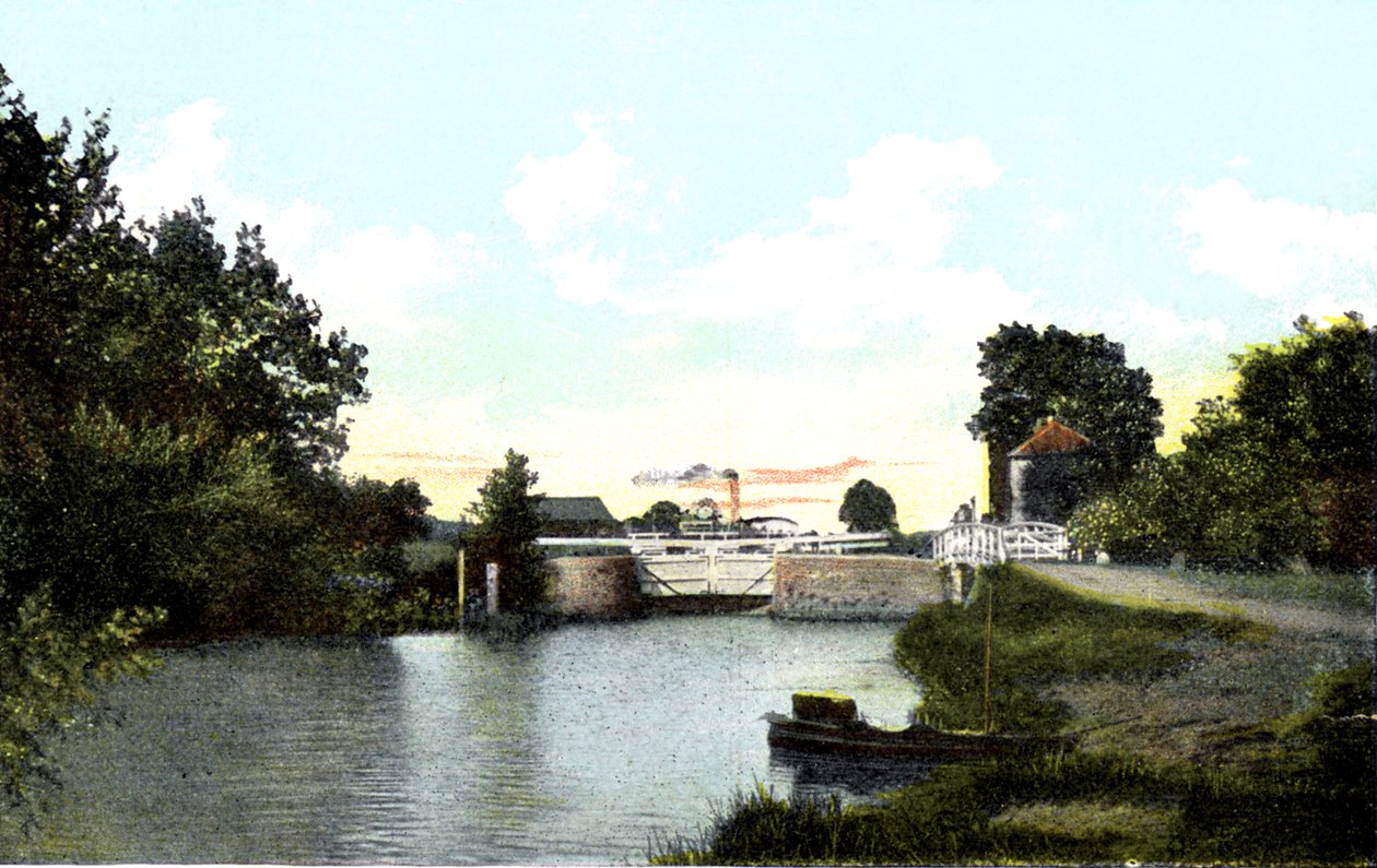 Abingdon Lock, Oxfordshire, XX. század alkotó: Unbekannt