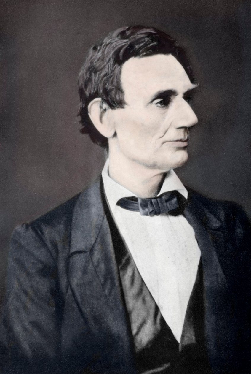 Abraham Lincoln, az Egyesült Államok 16. elnöke, 1860-as évek, 1933 alkotó: Unbekannt