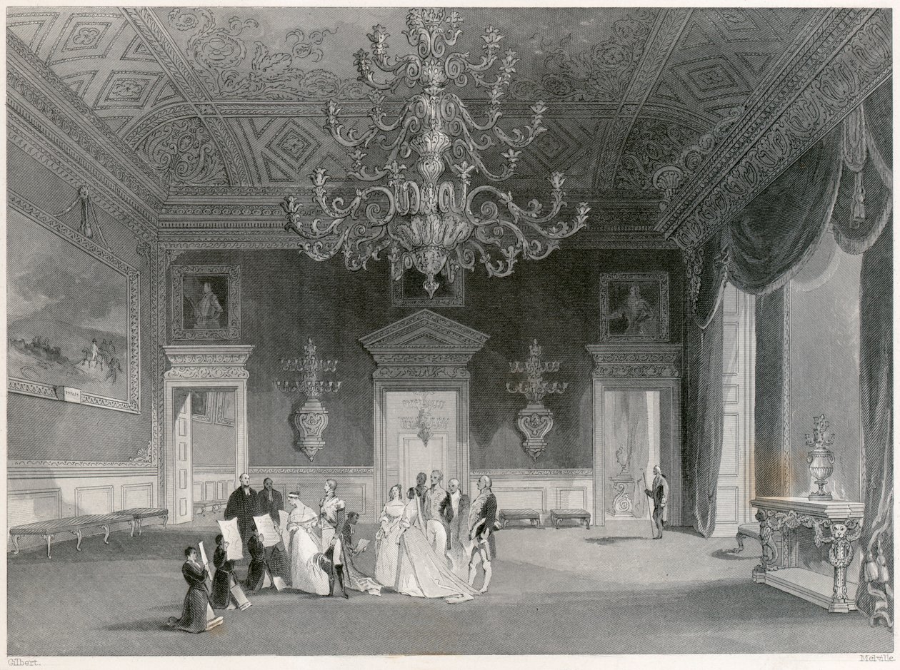 Viktória királynő csatlakozása, Szent Jakab-palota, London, 1837 alkotó: Unbekannt