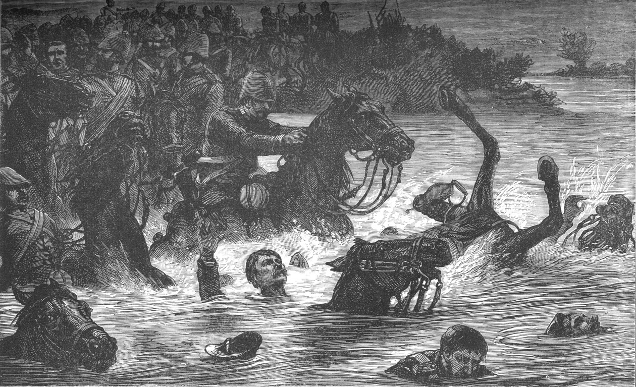 Baleset a tizedik huszároknál, 1880 alkotó: Unbekannt