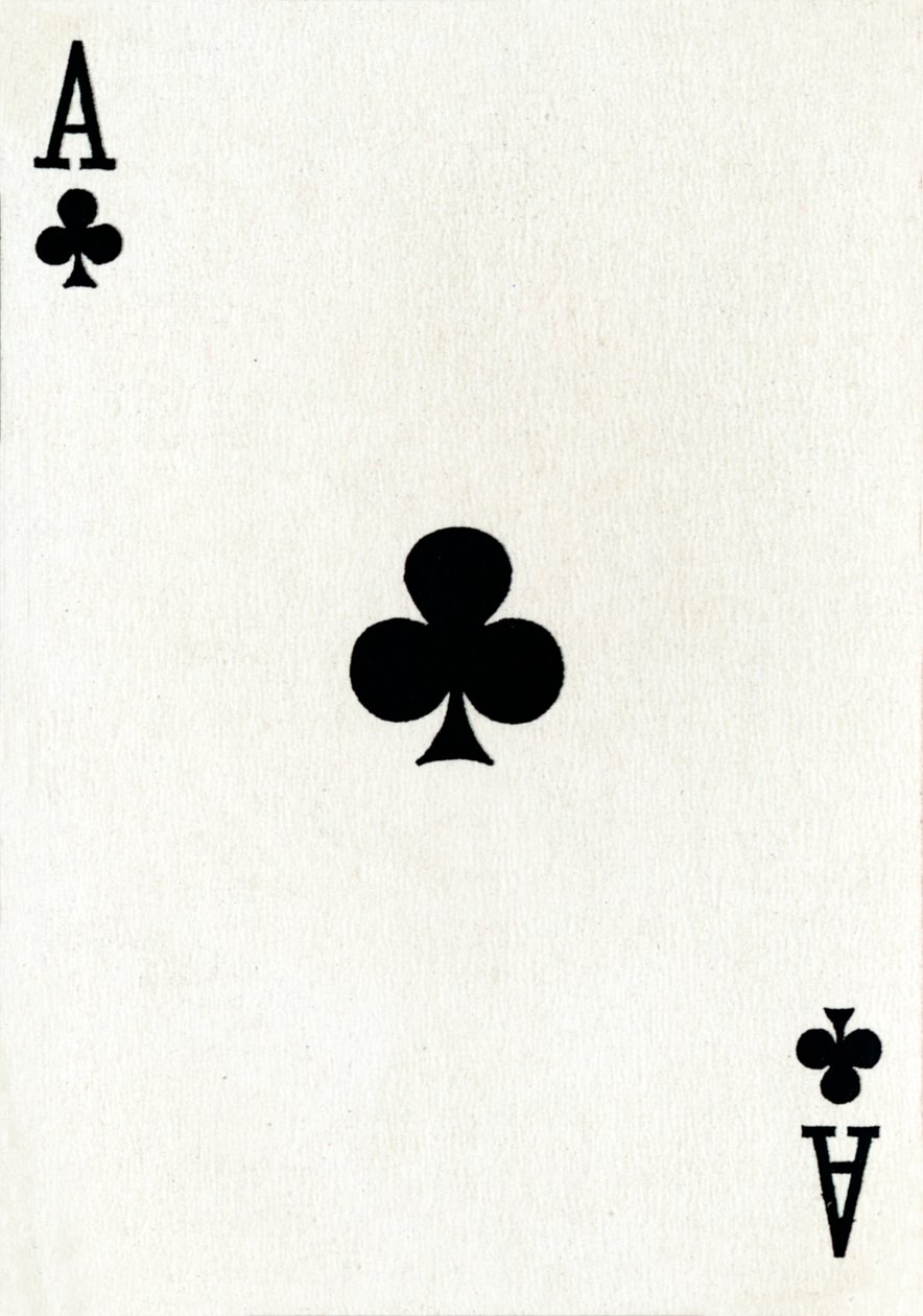 Ace of Clubs a Goodall & Son Ltd. kártyapaklijából, c1940 alkotó: Unbekannt