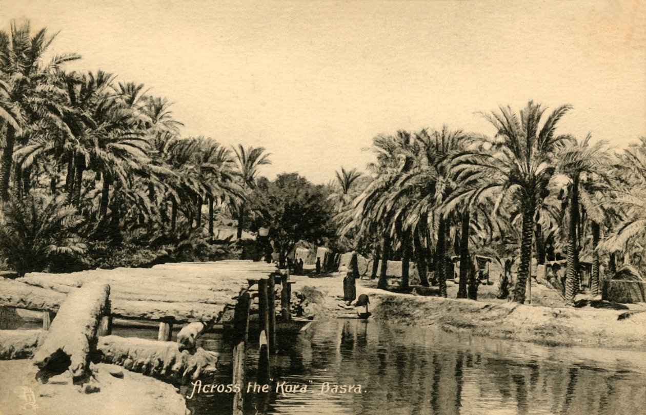 A Kora túloldalán, Basra, c1918-c1939. alkotó: Unbekannt