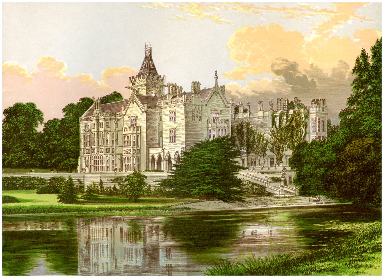 Adare Manor, Limerick megye, Írország, Dunraven gróf otthona, 1880 alkotó: Unbekannt