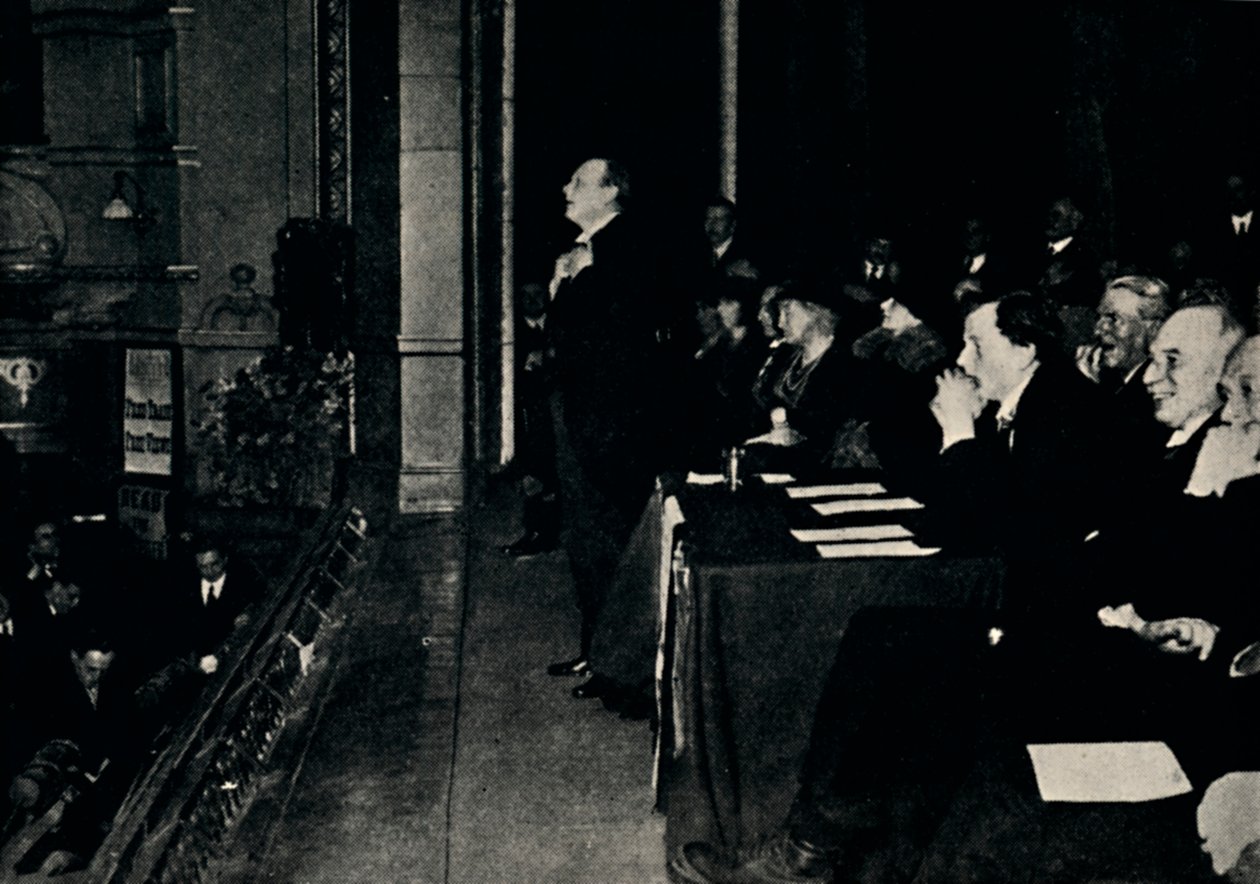 Beszéd egy nyilvános gyűlésen a Finsbury Parkban, 1924, 1945. alkotó: Unbekannt