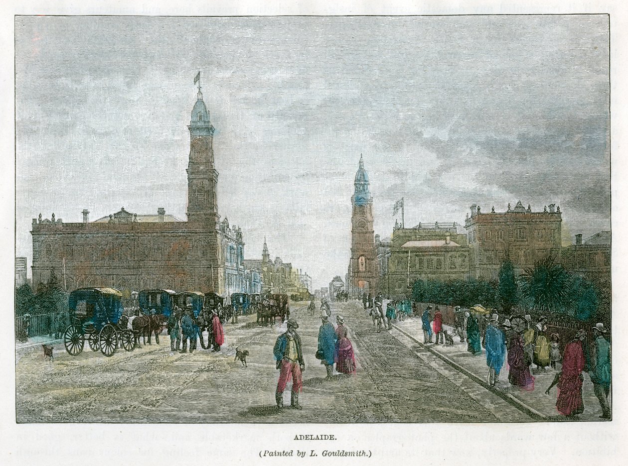 Adelaide, Dél-Ausztrália, Ausztrália, c1890 alkotó: Unbekannt