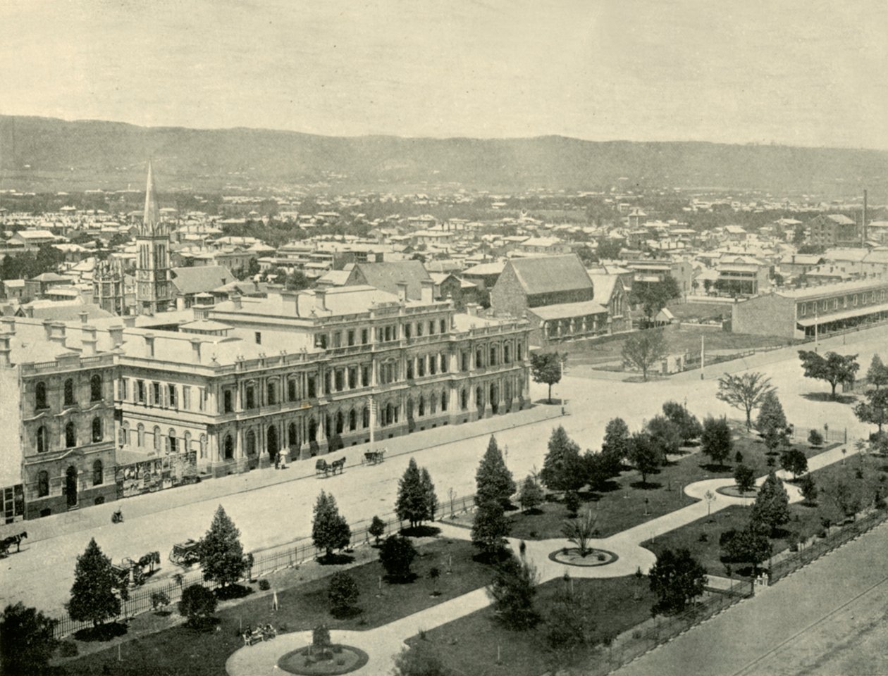 Adelaide, a Posta toronyból, 1901. alkotó: Unbekannt