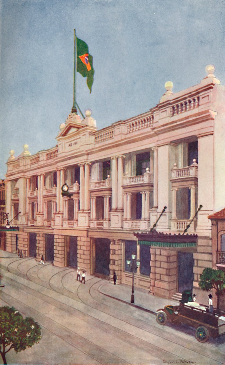 A Riói Villamos-, Villamos- és Villamosipari Vállalat igazgatási irodái, 1914 alkotó: Unbekannt