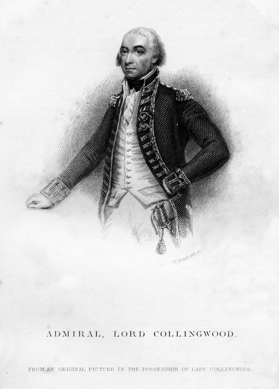 Cuthbert Collingwood admirális 1750-1810, Collingwood 1. báró, 1837 alkotó: Unbekannt